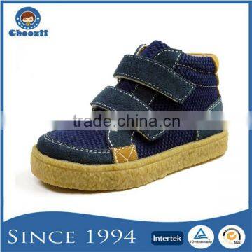 Wholesale low price suede leather buckle strap boy kids casual shoes