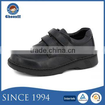 Professional Supplier Fitkids Classic Black Wholesale School Shoes for Boys