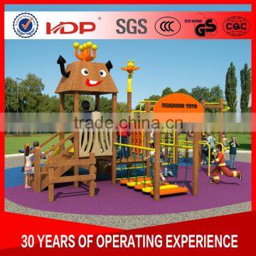 2016 New Design Outdoor Wooden Playground Equipment Used for Preschool photo-3
