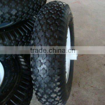 350-8 wheelbarrow tire with rib