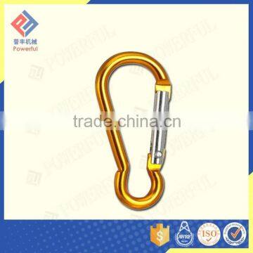 COLORED SAFETY ALUMINIUM CARABINER SNAP HOOK