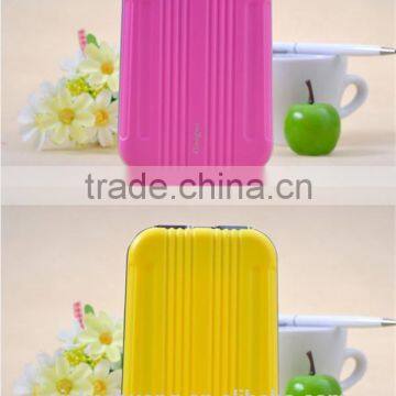 Guoguo Colorful Dual Usb Traveler Suitcase Size Portable 10400mah Rohs Power Bank With Toch Led Light photo-3