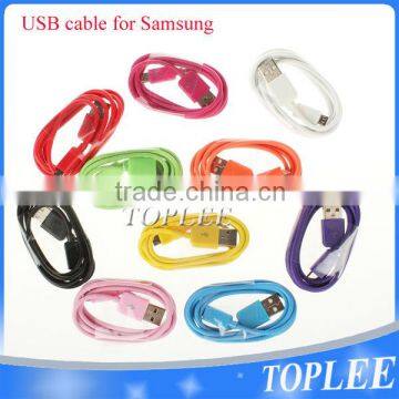 for samsung data cable colourful micro usb cable