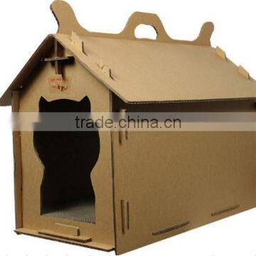 Aimigou cardboard cat house/ cat scratcher house