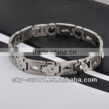 Unique styles magnetic tainless steel friendship bracelets for men IB10021