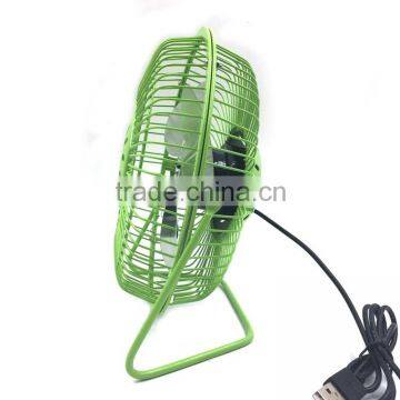 4"USB Mini Portable Table Aluminum Core Electric Motor Cooling Fan for Student photo-2