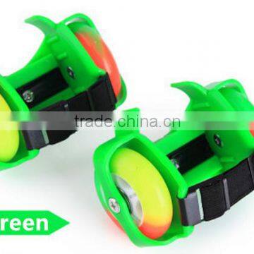 2 Rubber Wheels Roller Skates Wheels Flashing Roller Skate Wheels for Shoes photo-4