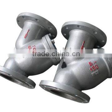 Cast Steel Flanged End RF or RTJ Y Strainer 1500lb