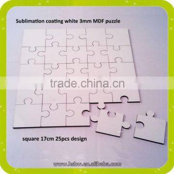 sublimation blank puzzle from Chinese factory