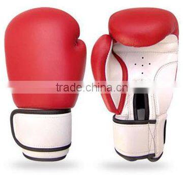 Red and White Color Boxing Gloves