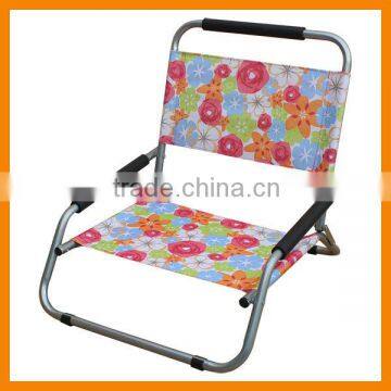 100% polyester adult metal folding chairs for low seat