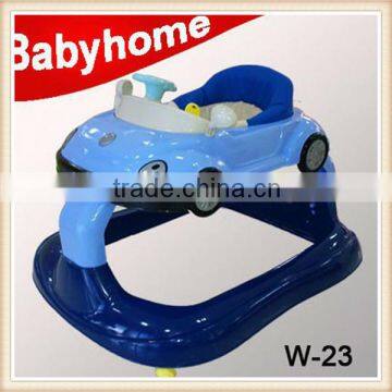 Car Shape Height Adjustable Baby Walker for Training Walk