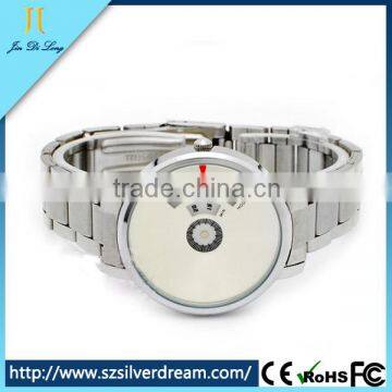 Alloy Watchcase Personality Turntable Quartz Men Watch