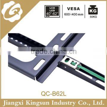 Most Popular Special Flat Panels LCD TV Mount Bracket With Self-loccked Fastener Strip Up to 62 Inch