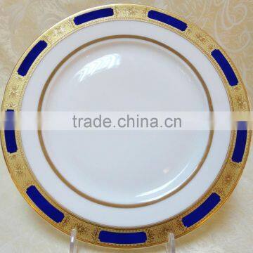 Embossed Gold Porcelain Plates With Good Quality photo-2