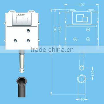Concealed flush cistern AC-9007
