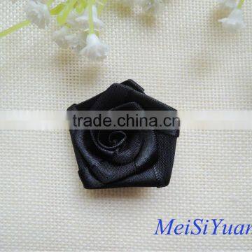 4cm satin ribbon rose for decoration ribbon rosette for DIY