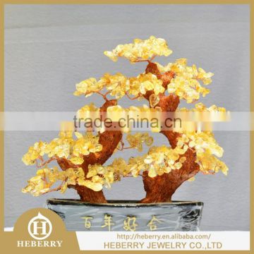 new style citrine tree good for home decoration all by handmade