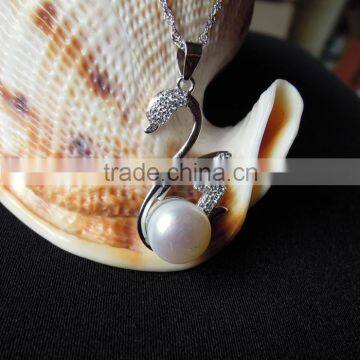 New Fashion Goose Pendant Necklace With Pearl Hot Sale photo-5