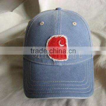 Headwear Factory Classic Cotton 6 Panel Patch Embroideried Baseball Washed Cap photo-3