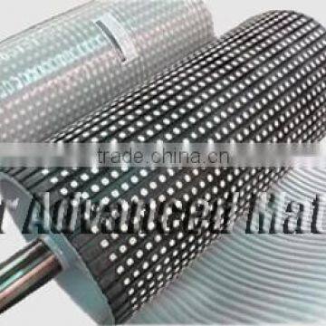 High density Aluminium Oxide Ceramic Cylinder Liner, ceramic lagging on pulley