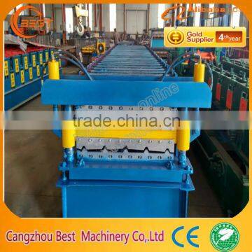 Best Double Layer Glazing Roof Roll Forming Machine By