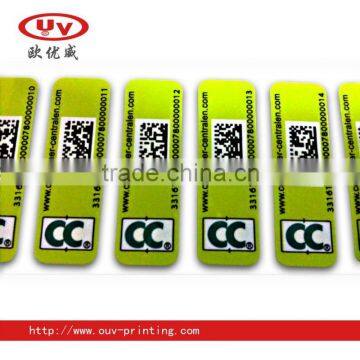 Color Labels Stickers Printing adhesive QR code sticker