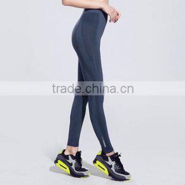 Nylon Spandex Four Way Stretch Fabric Material Fitness Women Custom Yoga Pants Wholesale