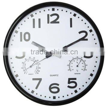 Plastic Weather Station Wall Clock