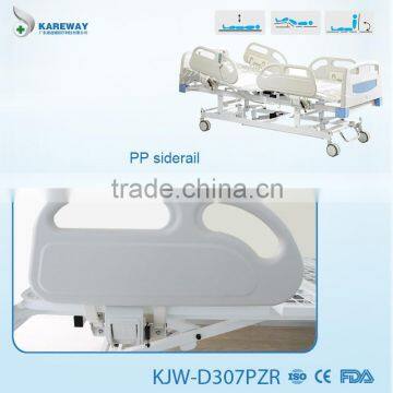 Cheap Adjustable Mechanical Al-alloy Side Rails Hospital Bed for Paralyzed Patients photo-2