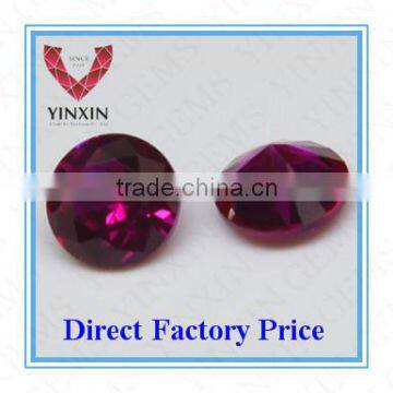 5.5mm Very Shining Round Shape 8# Synthetic Ruby Stones