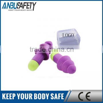 Noise reduction hearing protection silicon earplug with filter