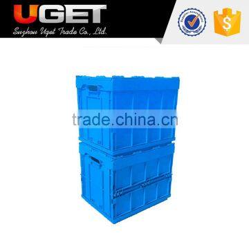 With Conduplicate Lid High Quality Plastic Square Stackable Package Crate