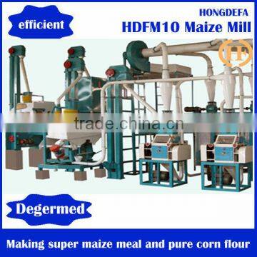 Small Scale Hot Sale 10T Corn Flour Milling Mill Machine