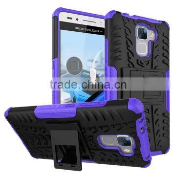 For HUAWEI HONOR 7 PLK-TL01H Armor CASE Heavy Duty Hybrid Rugged TPU Impact Kickstand Hard Cover ShockProof Case photo-5