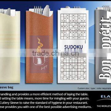 Cutlery sleeve bag