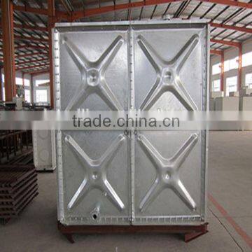 2015 professional sectional galvanized steel panel farm water storage tank