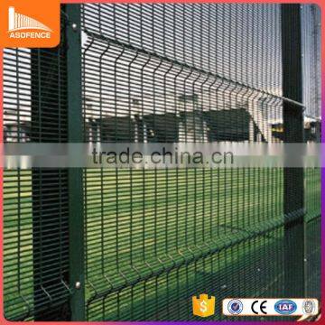 powder painted clear view fence for south africa with ISO certification