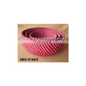 Hot Selling Sea Grass Food Storage Baskets (july@etopvietnam.com)