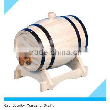 Hot Sell High Quality Wooden Wine Barrel With Inner Bag photo-4