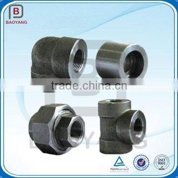 China Carbon Forged Steel Pipe Fitting Elbow Tee Cap Reducer Flange