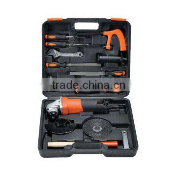 HOT SALES POWER TOOL SET FOR HOUSEHOLD TOOL TYPE ANGLE GRINDER SET WITH 23PCS TOOL KITS FROM CHINA