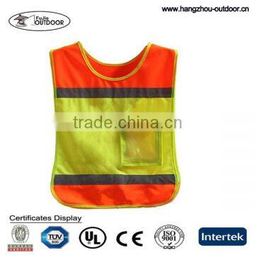 Children reflective vest with one front pocket