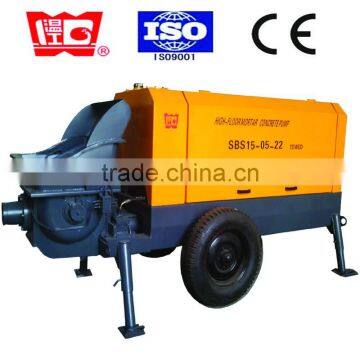 Smallest 12M3/h concrete grout pump