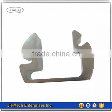 Customized non regular aluminum extrusion profile with CNC