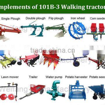 China tractor implements for sale! Diesle walking tractors with different types farm implements for sale !