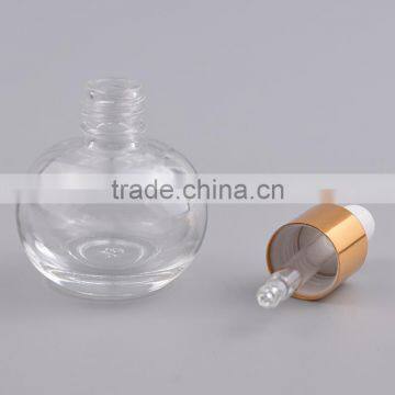 Special Design 12ml Round Shaped Glass Essential Oil Bottles With Aluminum Cap Dropper