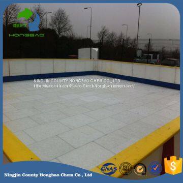 HDPE Selflubricated Synthetic Ice Rink Floor With Barrier Dasher Boards