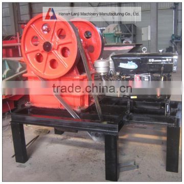 Diesel engine mini jaw crusher for quartz/Kaolin