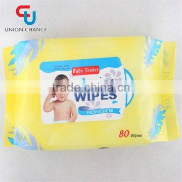 Skin Care Wipes Baby Clearing Tender Wipes 80PCS Facial Wipes Wholesale